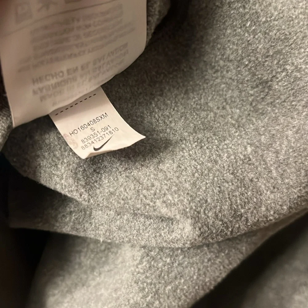 Nike Gray Athletic Turtleneck Sweater